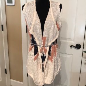 Anthropology La Fee Verte Sweater Vest